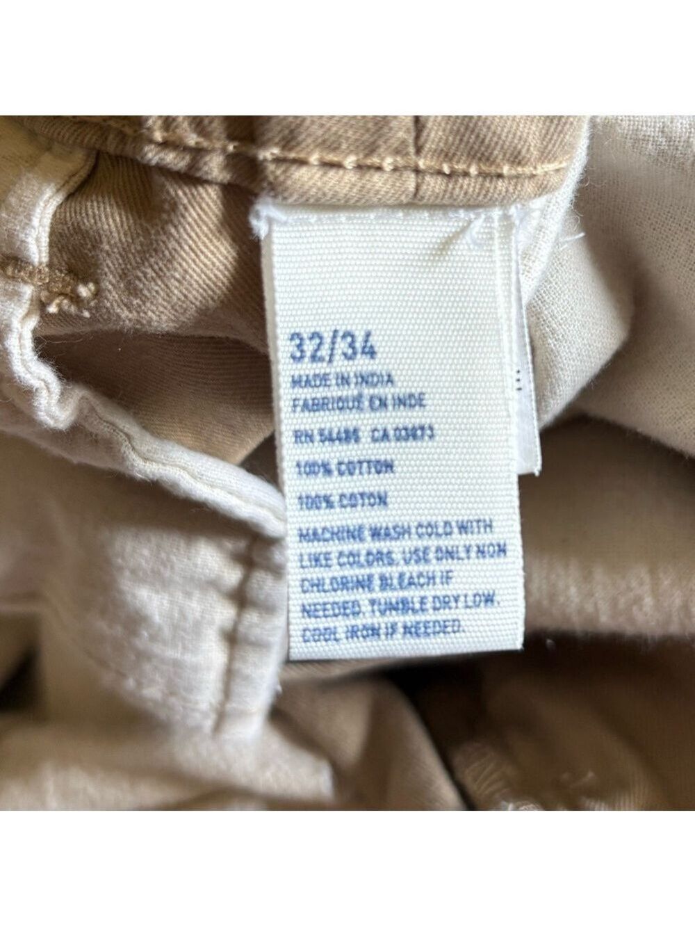 American Eagle-Men’s 32x34 chino pants. Slim straight tan khaki. Excellent cond! - Picture 8 of 8